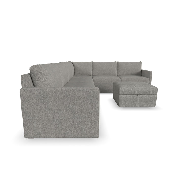 Flex 6-Seat Sectional with Narrow Arm and Storage Ottoman - 5000003380 - Furniture House (VA)