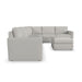 Flex 6-Seat Sectional with Standard Arm and Ottoman - Furniture House (VA)