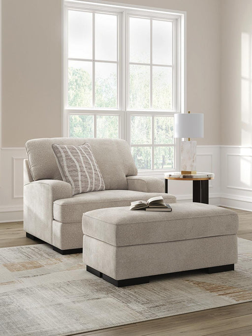 High Profile Chair & Ottoman Living Room Set - Furniture House (VA)