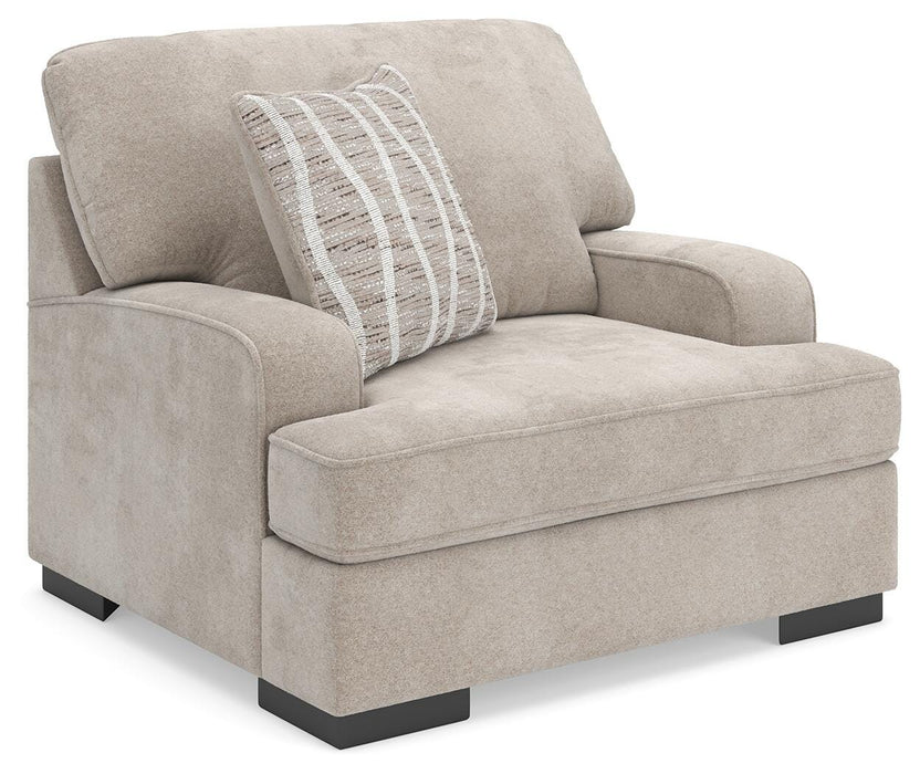 High Profile Chair & Ottoman Living Room Set - Furniture House (VA)