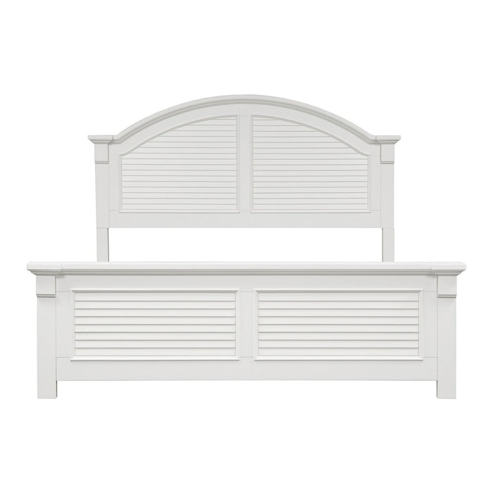 Summer House I King Panel Bed, Dresser & Mirror - Furniture House (VA)