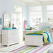 Summer House Twin Panel Bed, Dresser & Mirror image