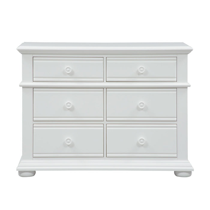 Summer House 6 Drawer Dresser in Oyster White - Furniture House (VA)