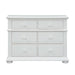 Summer House 6 Drawer Dresser in Oyster White - Furniture House (VA)