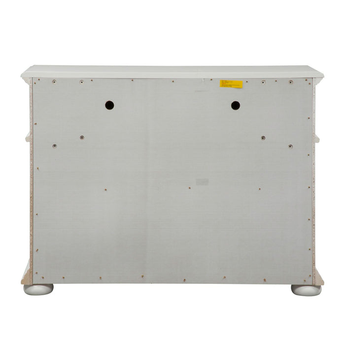 Summer House Media Chest in Oyster White image