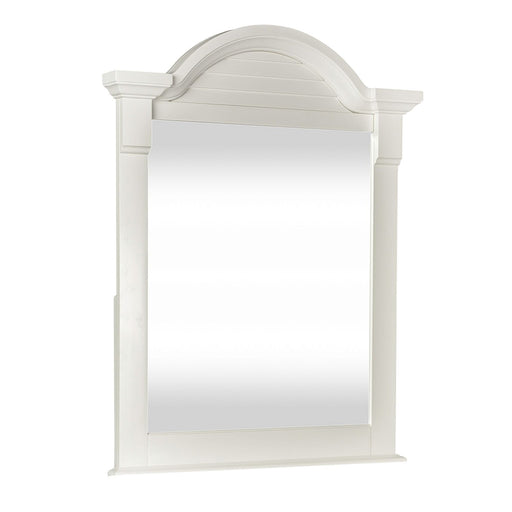 Summer House Small Mirror in Oyster White - Furniture House (VA)