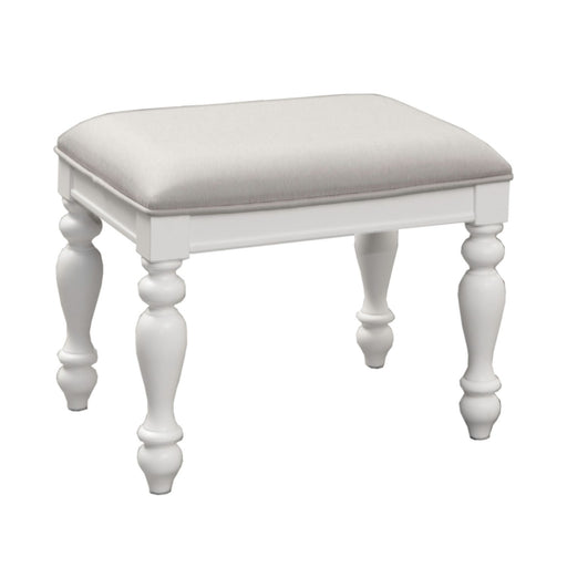 Summer House I Vanity Stool in Oyster White image