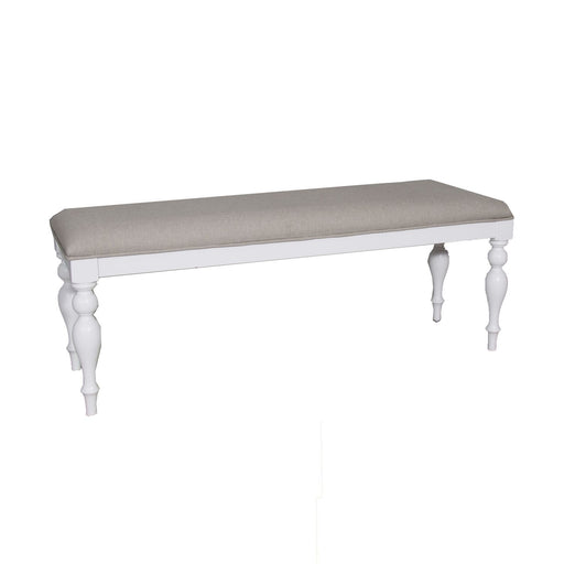 Summer House Bench in Oyster White - Furniture House (VA)