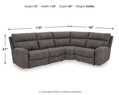 Next-Gen DuraPella Power Reclining Sectional - Furniture House (VA)