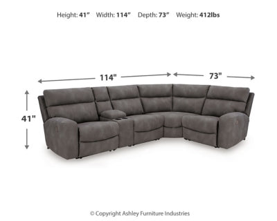 Next-Gen DuraPella Power Reclining Sectional - Furniture House (VA)