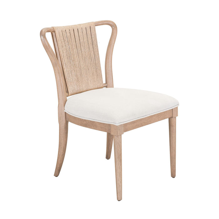 Sheridan Pointe Shaped Corded Back Side Chair (RTA) - Furniture House (VA)