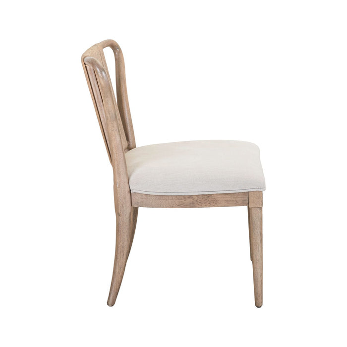 Sheridan Pointe Shaped Corded Back Side Chair (RTA) - Furniture House (VA)