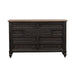 Americana Farmhouse 9 Drawer Dresser in Black - Furniture House (VA)
