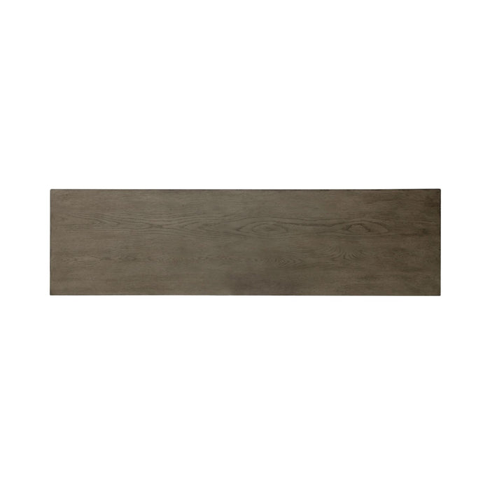 Americana Farmhouse 9 Drawer Dresser in Dusty Taupe and Black - Furniture House (VA)