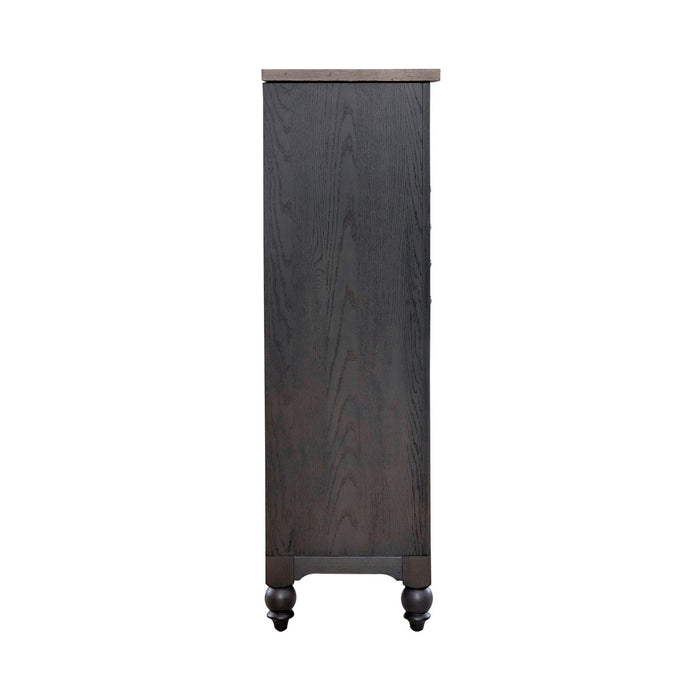 Americana Farmhouse 12 Drawer Chesser in Black - Furniture House (VA)
