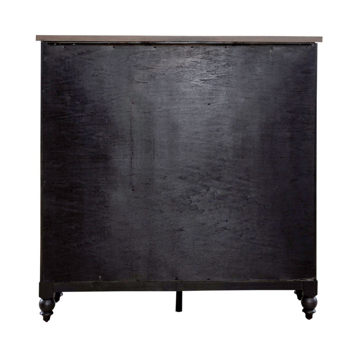 Americana Farmhouse 12 Drawer Chesser in Black - Furniture House (VA)