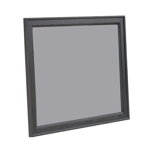 Americana Farmhouse Landscape Mirror in Black - Furniture House (VA)