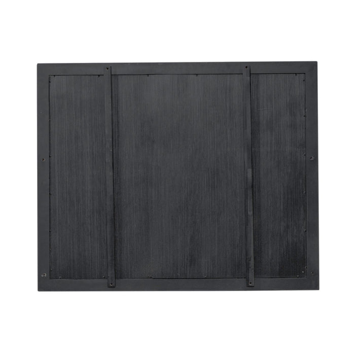 Americana Farmhouse Landscape Mirror in Black - Furniture House (VA)