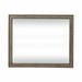 Americana Farmhouse Landscape Mirror in Dusty Taupe and Black - Furniture House (VA)