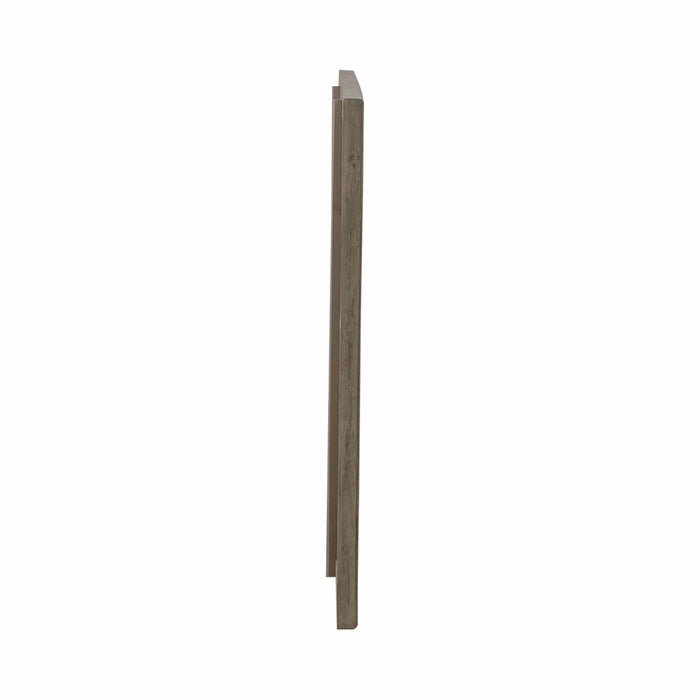 Americana Farmhouse Landscape Mirror in Dusty Taupe and Black - Furniture House (VA)
