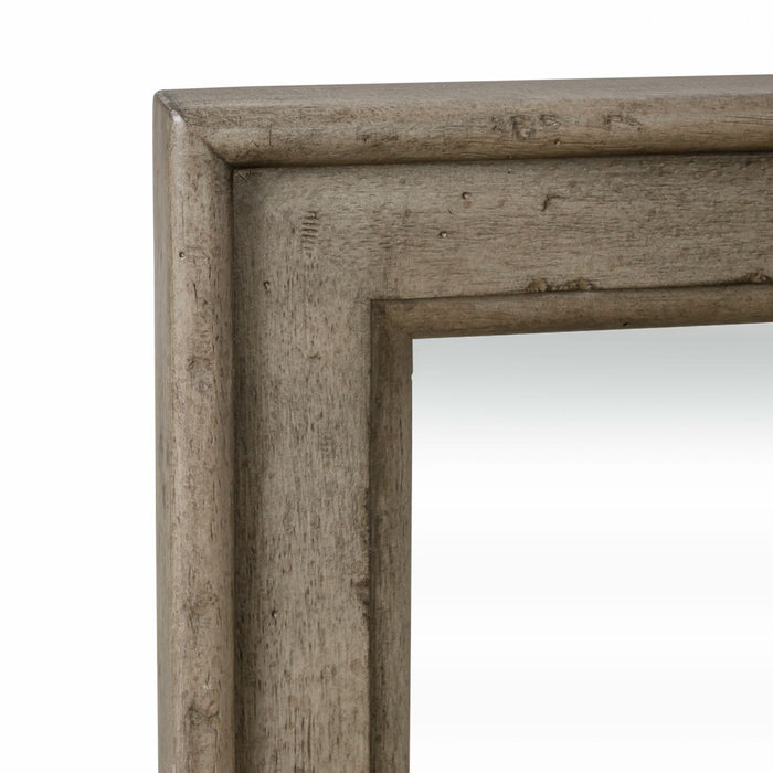 Americana Farmhouse Landscape Mirror in Dusty Taupe and Black - Furniture House (VA)