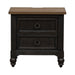Americana Farmhouse 2 Drawer Nightstand in Black - Furniture House (VA)