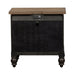 Americana Farmhouse 2 Drawer Nightstand in Black - Furniture House (VA)