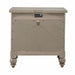 Americana Farmhouse 2 Drawer Nightstand in Dusty Taupe and Black - Furniture House (VA)