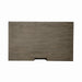 Americana Farmhouse 2 Drawer Nightstand in Dusty Taupe and Black - Furniture House (VA)
