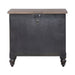 Americana Farmhouse 6 Drawer Bedside Chest in Black - Furniture House (VA)