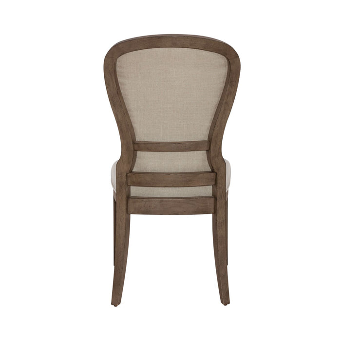 Americana Farmhouse Uph Tufted Back Side Chair image