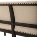 Americana Farmhouse Uph Shelter Dining Bench in Dusty Taupe & Black - Furniture House (VA)