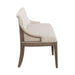 Americana Farmhouse Uph Shelter Dining Bench in Dusty Taupe & Black - Furniture House (VA)