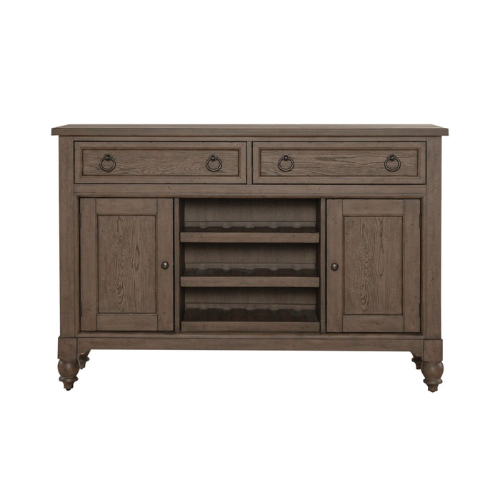 Americana Farmhouse Buffet in Dusty Taupe - Furniture House (VA)