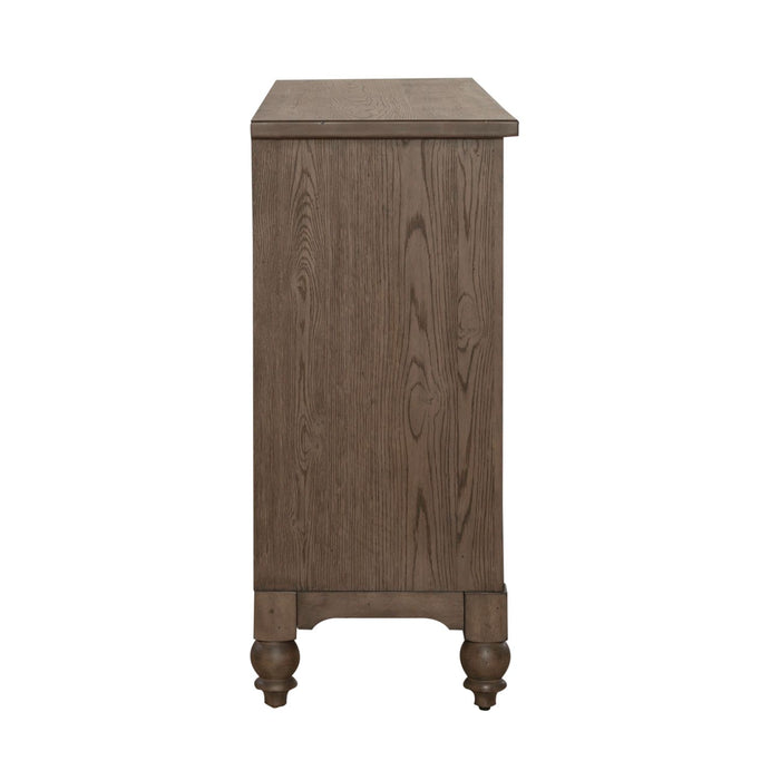 Americana Farmhouse Buffet in Dusty Taupe - Furniture House (VA)