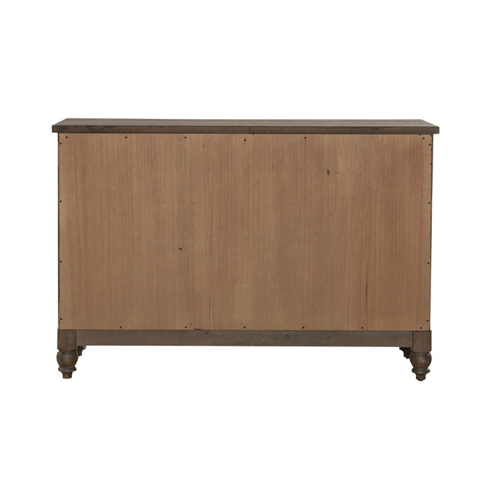 Americana Farmhouse Buffet in Dusty Taupe - Furniture House (VA)