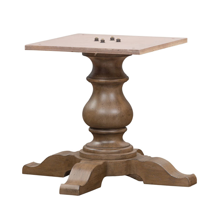 Americana Farmhouse 5 Piece Pedestal Table Set - Furniture House (VA)