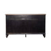 Americana Farmhouse Hall Buffet in Dusty Taupe & Black - Furniture House (VA)