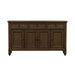Americana Farmhouse Hall Buffet in Dusty Taupe - Furniture House (VA)