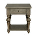 Americana Farmhouse End Table in Dusty Taupe - Furniture House (VA)