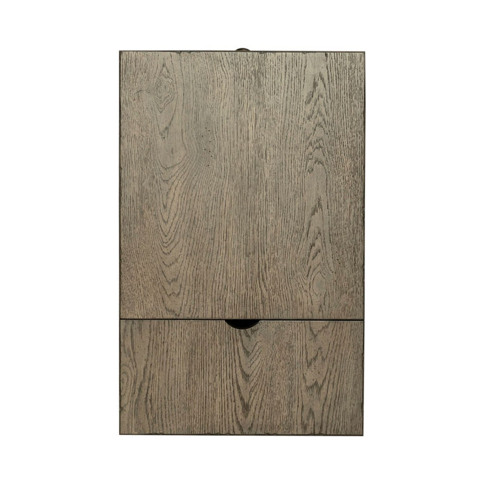 Americana Farmhouse Chair Side Table in Dusty Taupe - Furniture House (VA)