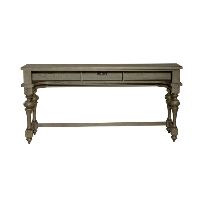 Americana Farmhouse Console Bar Table in Dusty Taupe - Furniture House (VA)