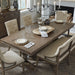 Americana Farmhouse Trestle Table in Dusty Taupe & Black - Furniture House (VA)