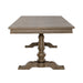 Americana Farmhouse Trestle Table in Dusty Taupe & Black - Furniture House (VA)