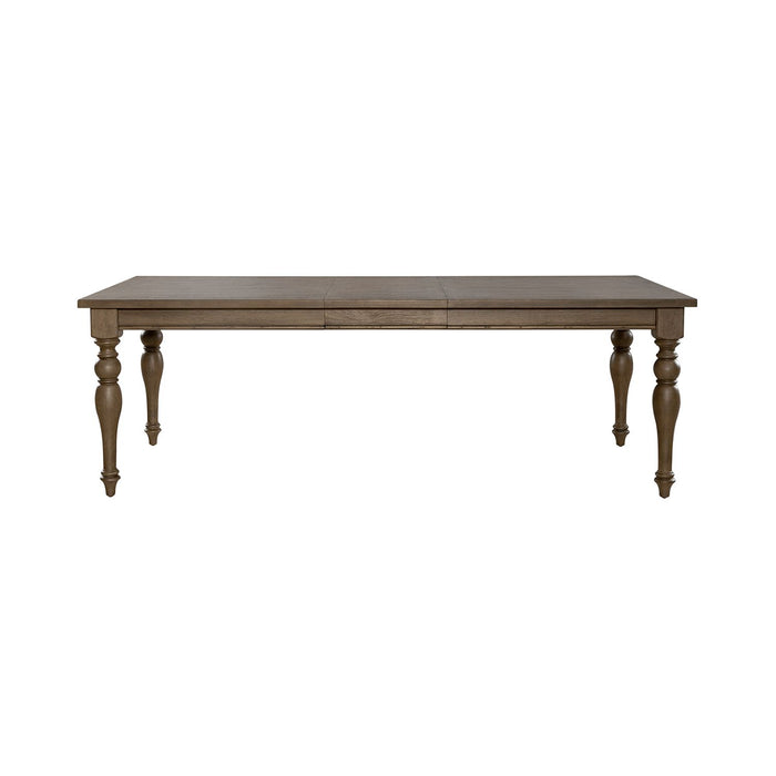 Americana Farmhouse Rectangular Leg Table in Dusty Taupe & Black - Furniture House (VA)