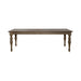 Americana Farmhouse Rectangular Leg Table in Dusty Taupe & Black - Furniture House (VA)