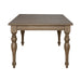 Americana Farmhouse Rectangular Leg Table in Dusty Taupe & Black - Furniture House (VA)
