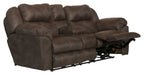 Ferrington Power Headrest Power Lay Flat Reclining Console Loveseat - Furniture House (VA)