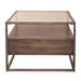 Jamestown Rectangular Cocktail Table in Brown - Furniture House (VA)