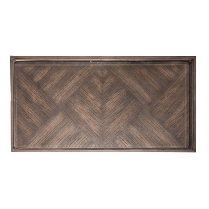 Jamestown Rectangular Cocktail Table in Brown - Furniture House (VA)